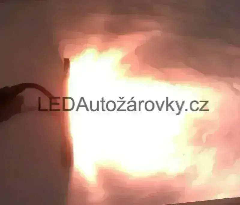 LED stroboskop maják 4 ks - 4 LED 12V 24V 2W oranžový