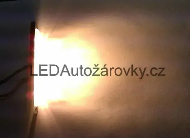 LED stroboskop maják - 6 LED SMD 3030 synchr. 12V 24V 6W červený