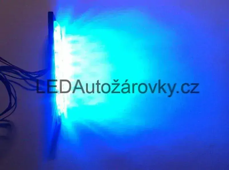 LED stroboskop maják - 6 LED SMD 3030 synchr. 12V 24V 6W červený
