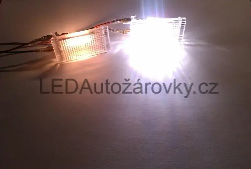 LED Autožárovky C5W - 2x CREE 12V 3W bílá 31mm