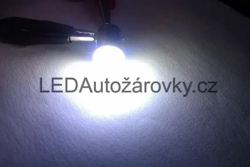 LED Autožárovky T4W BA9S - 1x SMD 12V 1W bílá