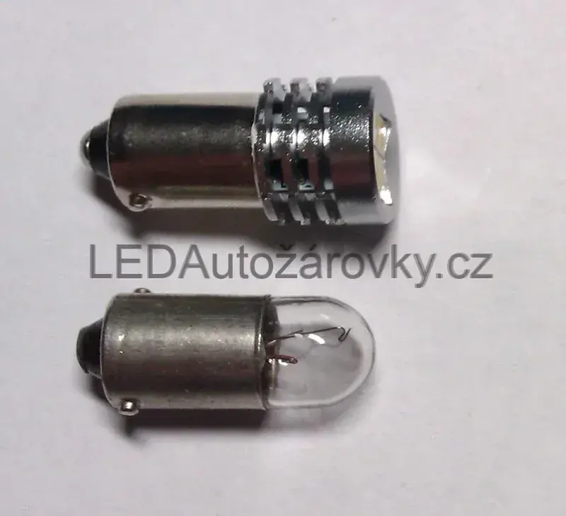 LED Autožárovky T4W BA9S - 6x SMD 3020 12V 24V 2W bílá