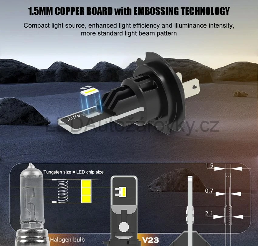 LED žárovky - V23 TST 12V 24V 22W