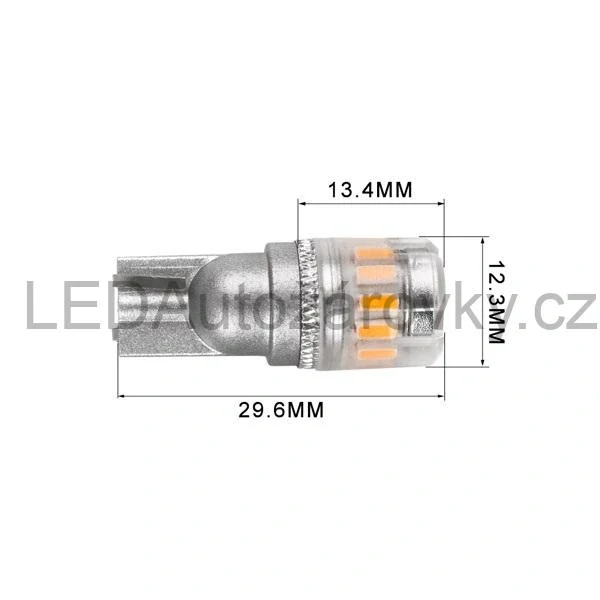 LED žárovky T10 W5W - 12x SMD 4014 12V 2W 65Lux