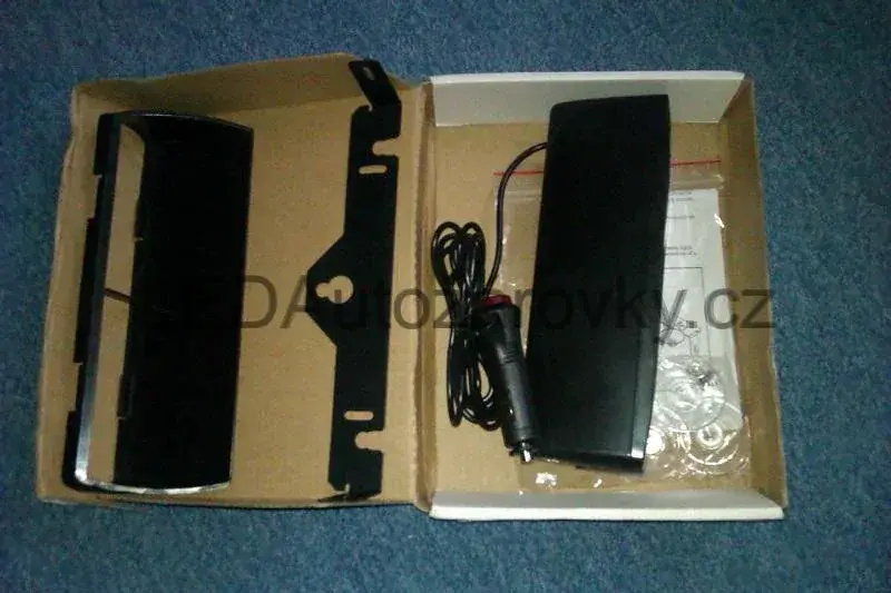 LED stroboskop maják za čelní okno 16 LED 12V 16W oranžový