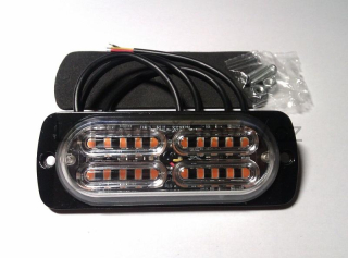 LED stroboskop maják - 20 LED 12V 24V 5W