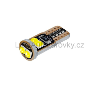 LED Autožárovky T10 W5W - 6x CREE 12V 2W oranžová